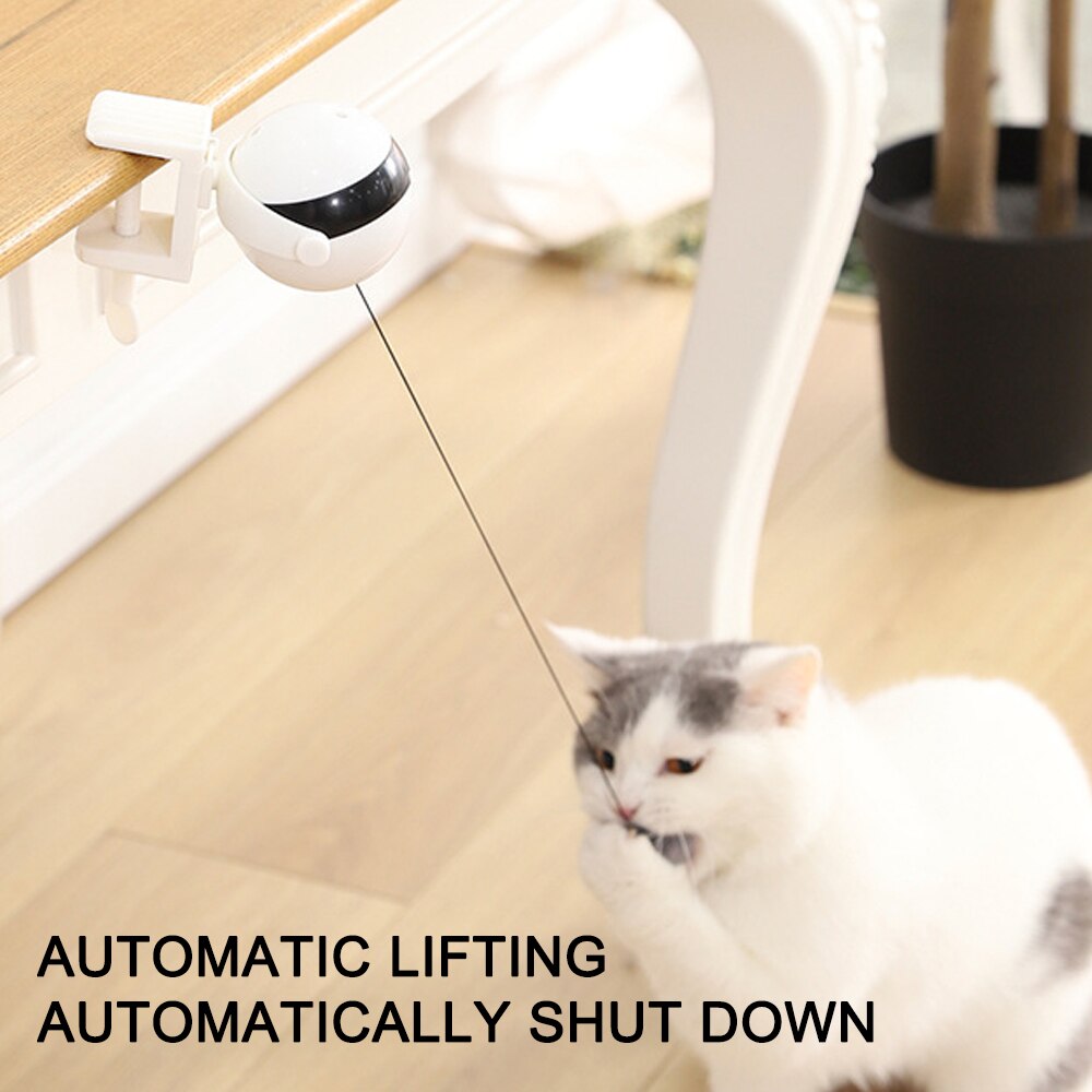 Automatisk elektrisk løft kattekugle legetøj puslespil interaktivt smart kæledyr kugle teaser legetøj løfekugler elektrisk kat kæledyrsforsyning