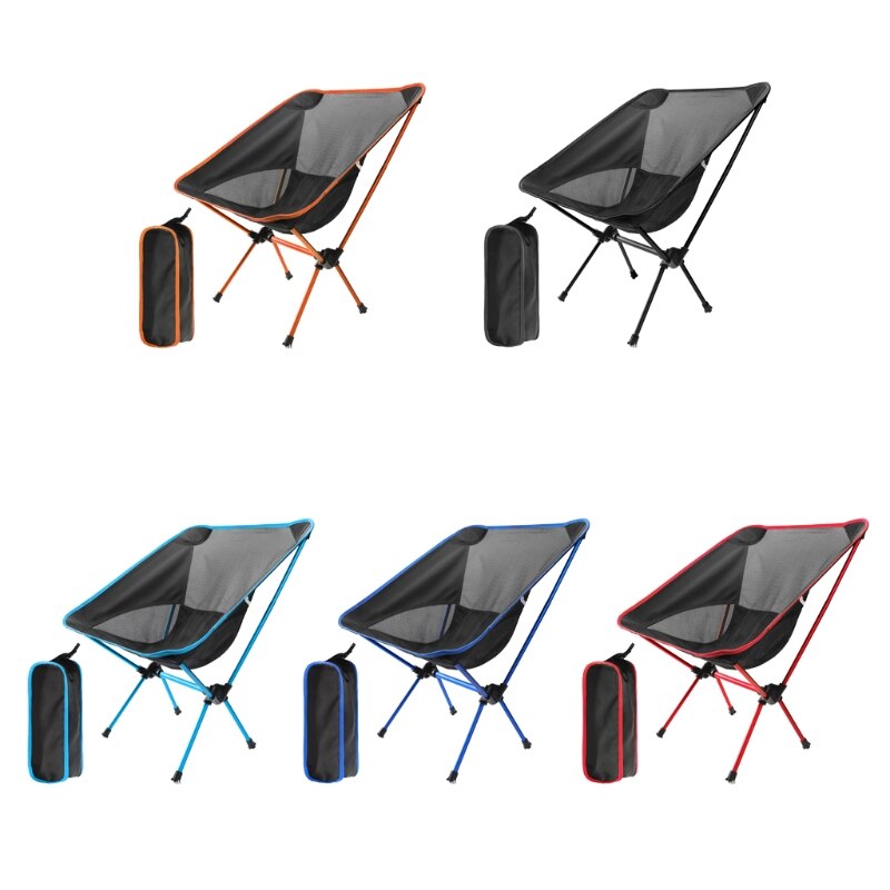 Portátil Luna silla liviana plegable extendido asiento ultraligero desmontable Casa de oficina pesca de Camping