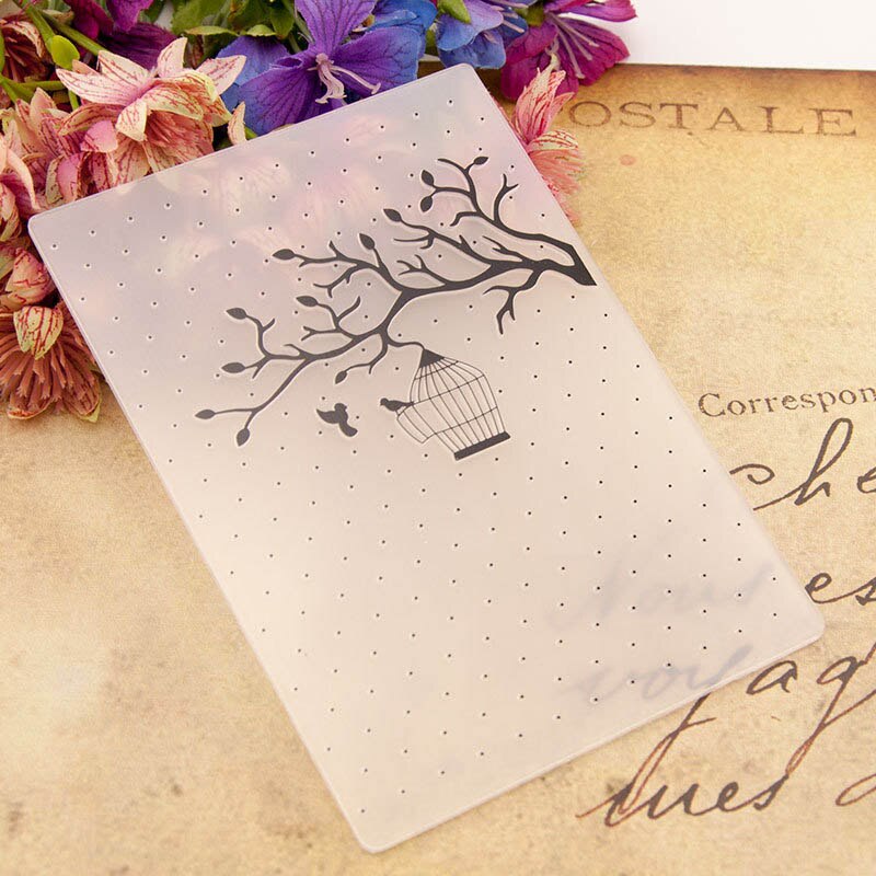 Plantillas para álbum de recortes DIY, decoración de boda, álbum de fotos, fabricación de plástico ecológico, carpetas de papel en relieve, 1 ud.
