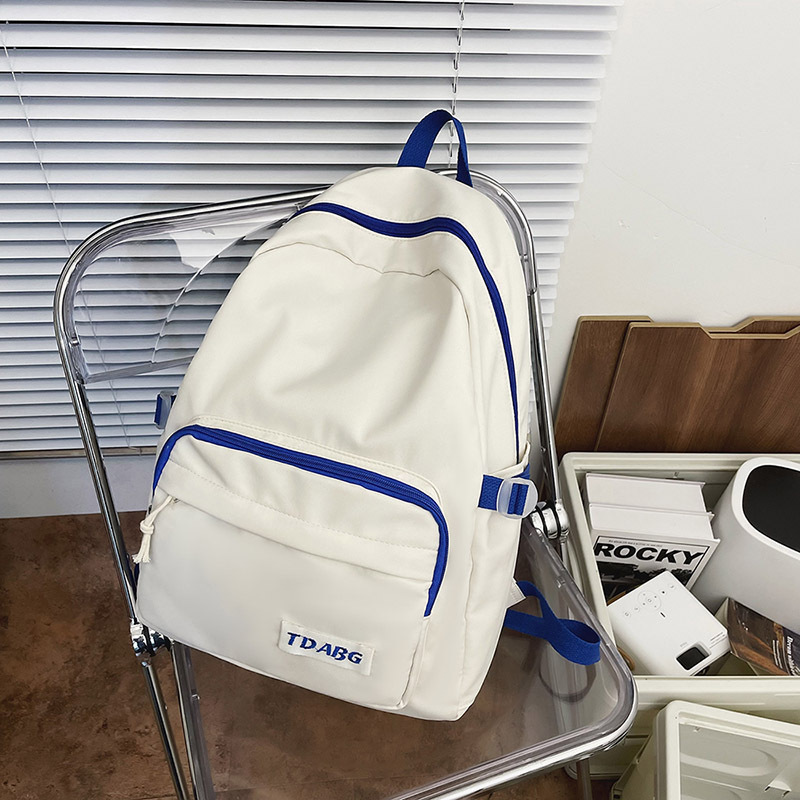 Middle School Bags for Girls Teenagers University Student High School Backpack Women Bookbag Casual College Style: Blauw