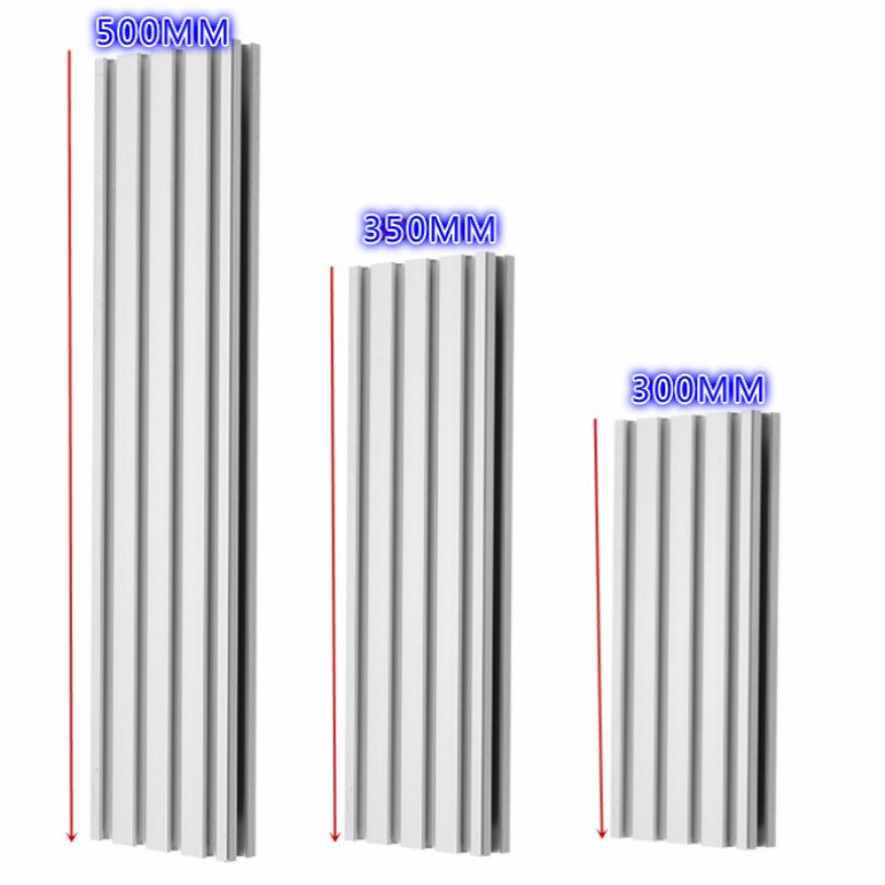 cnc profile T-slot 2080 t slot aluminum profile for cnc length 30CM 35CM 50CM wide 8CM thickness 2CM