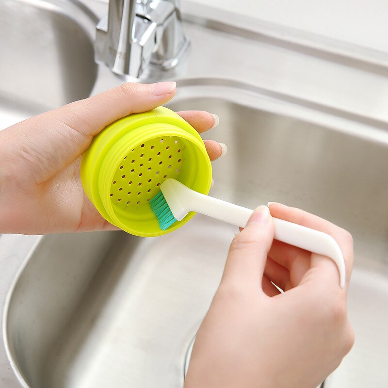 2 pièces/ensemble nettoyage brosse étroite longue poignée Portable Gap vêtements bébé lait bouteille Gap nettoyage brosses ménage cuisine outils