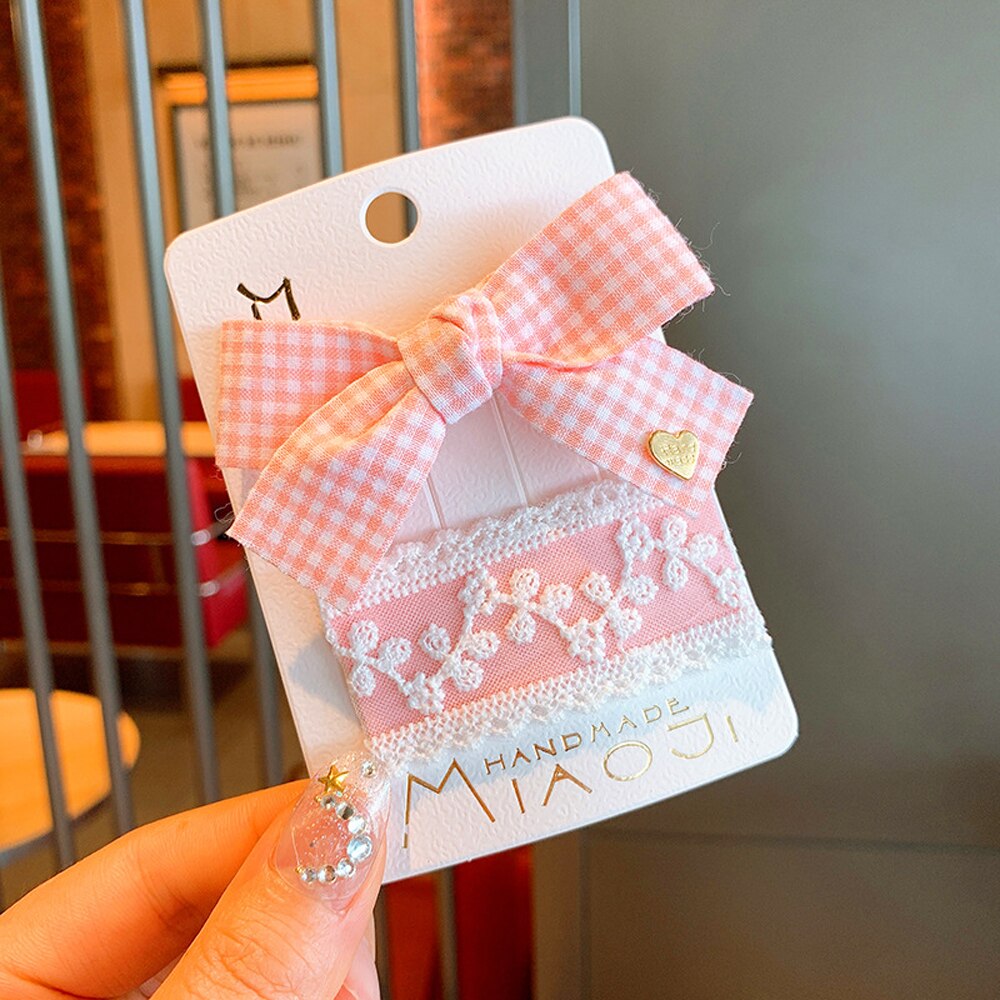 2 pièces/ensemble cheveux nœuds filles pinces à cheveux bébé enfants épingles à cheveux Barrettes chapeaux épingle à cheveux accessoires de cheveux: 11