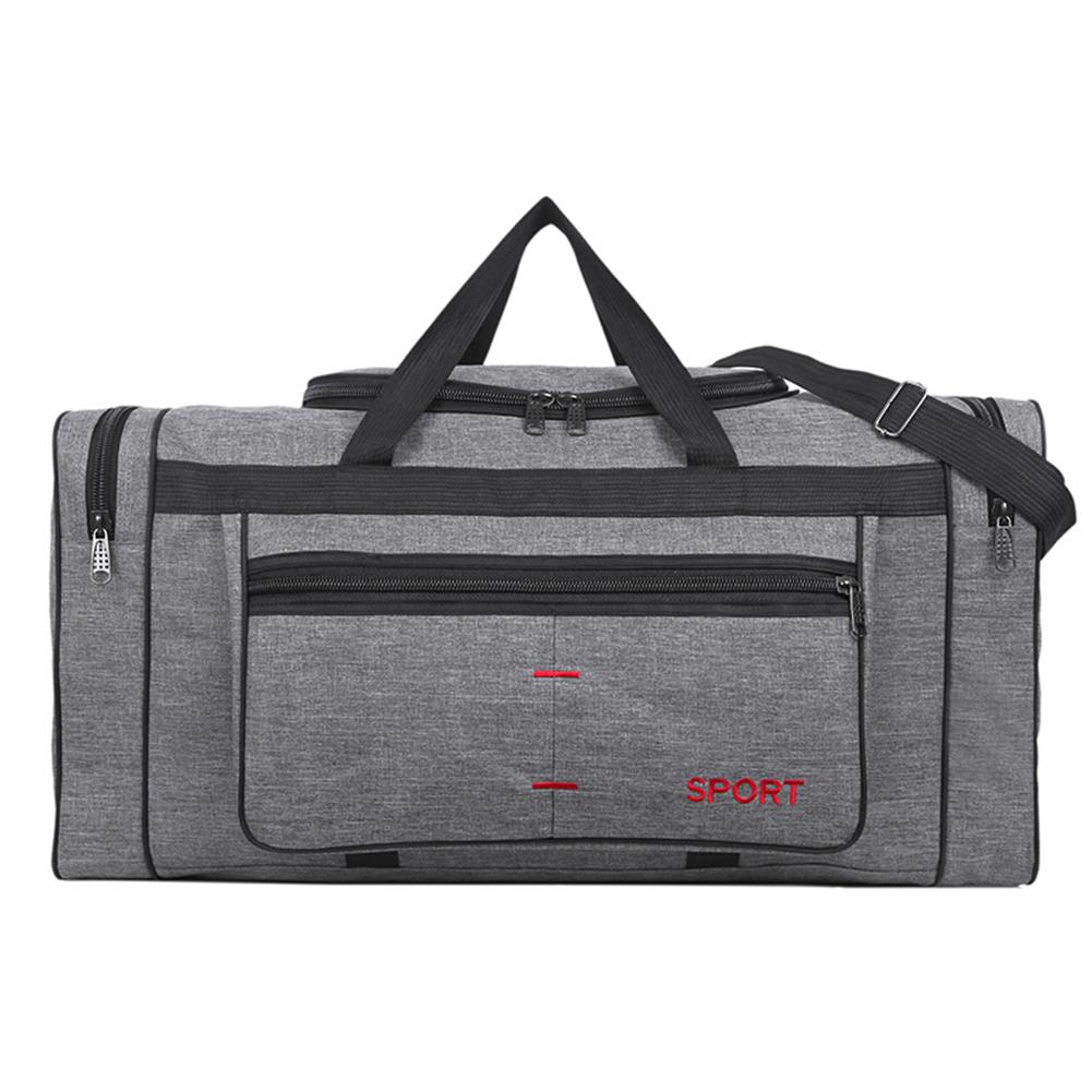 Travel Duffel Bag Carry on Luggage Bag Men Tote Large Capacity Weekender Gym Sport Holdall Overnight Bag Gym Bag Outdoor Men's: Grey