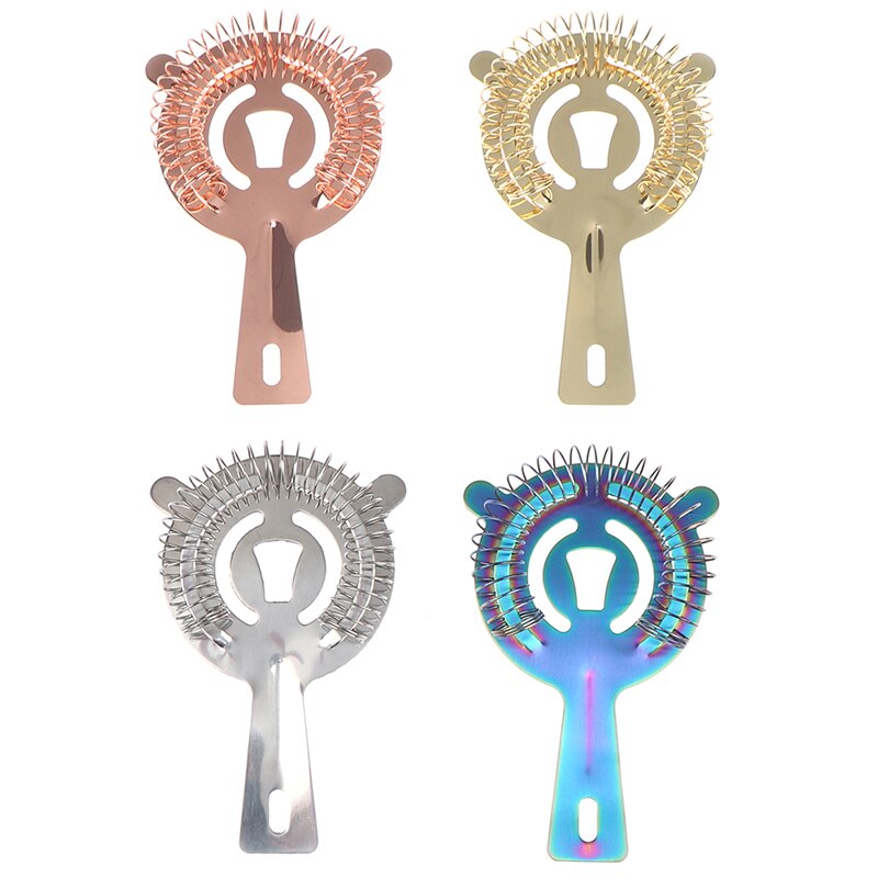 Bar Strainer Stainless Steel Cocktail Strainer Sprung Cocktail Shaker Mixed Drink Bartender Bar Tools