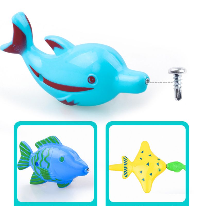 29 Pcs Magnetische Vissen Speelgoed Plastic Vis Hengel Vijver Set Kinderen Spelen Water U90B