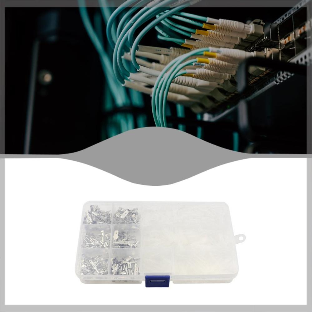 270Pcs 2.8/4.8/6.3mm Crimp Terminals Insulated Male Female Wire Connector Electrical Wire Spade Connectors Kit