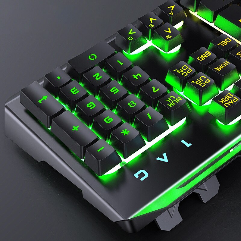 Klawiatura Gamingowa KIITO K2 Mechaniczna USB Przewodowa z Zestawem Słuchawkowym i Podkładką - Ergonomiczna, Podświetlana