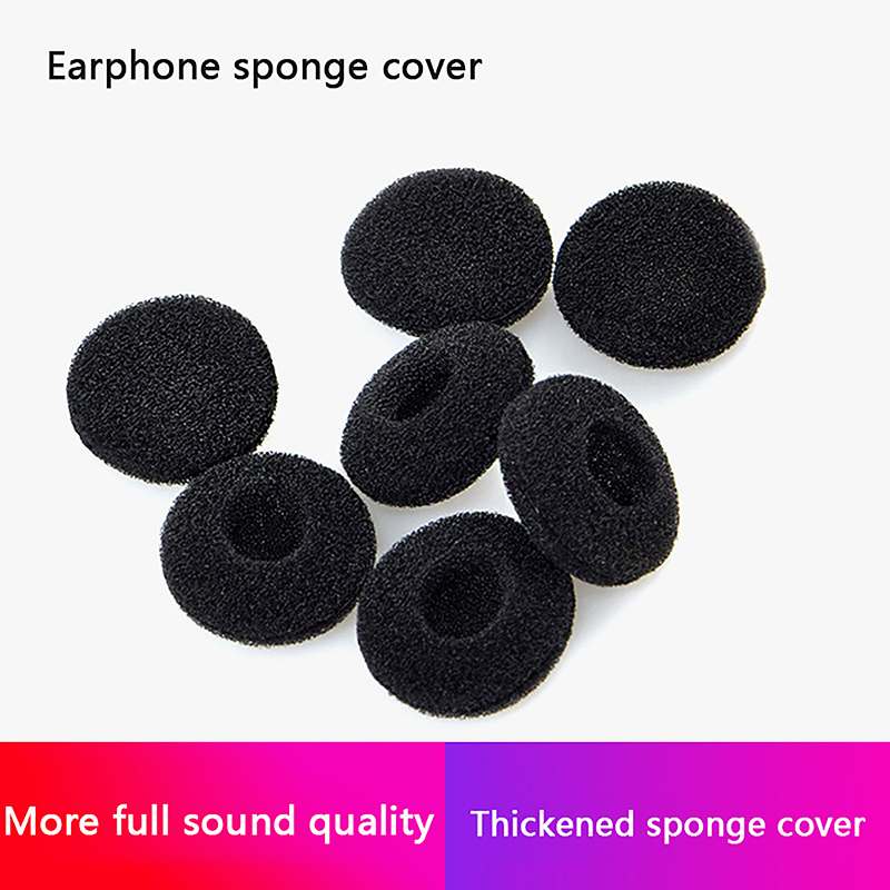 20 Stuks Oordopjes Covers Mp3 Mp4 Moblie Telefoon Ear Pads Voor Koptelefoon Foam 18Mm Spons Bluetooth Oortelefoon Vervanging