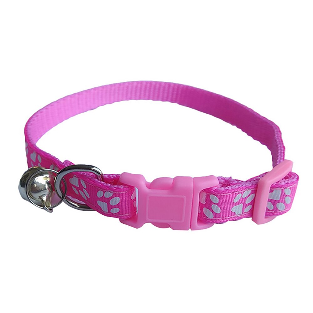 Hond Kraag Verstelbare Pet Hond Kat Kraag Reflecterende Huisdier Bel Kraag Geschikt Voor Katten En Kleine Hond Levert Leash Accessoires: pink
