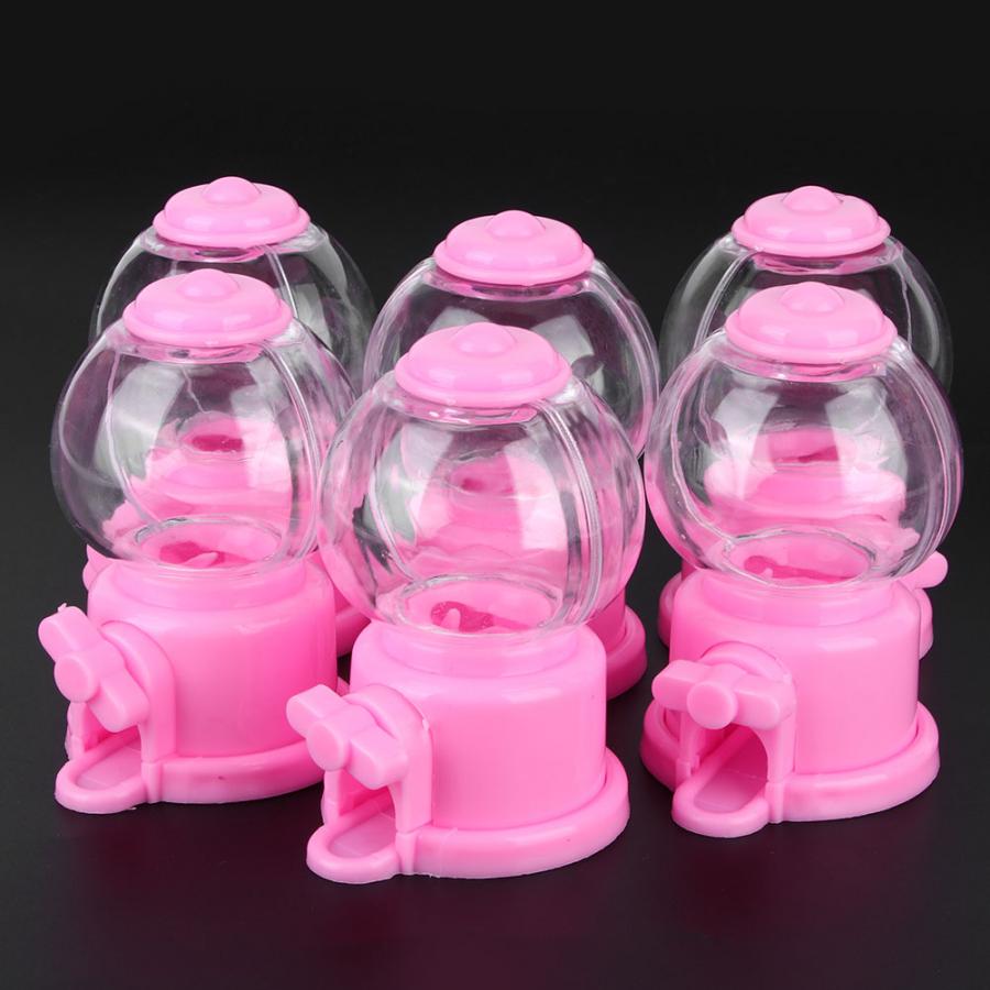6Pcs Mini Candy Box Candy Dispenser Cute Shape Candy Storage Box Children Candy Machine Dispenser for Kid