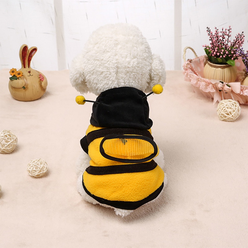 Bourdon abeille chien vêtements Costume habiller manteau vêtements mignon belle Cosplay dessin animé pyjamas sweat à capuche chiot hiver automne animal de compagnie