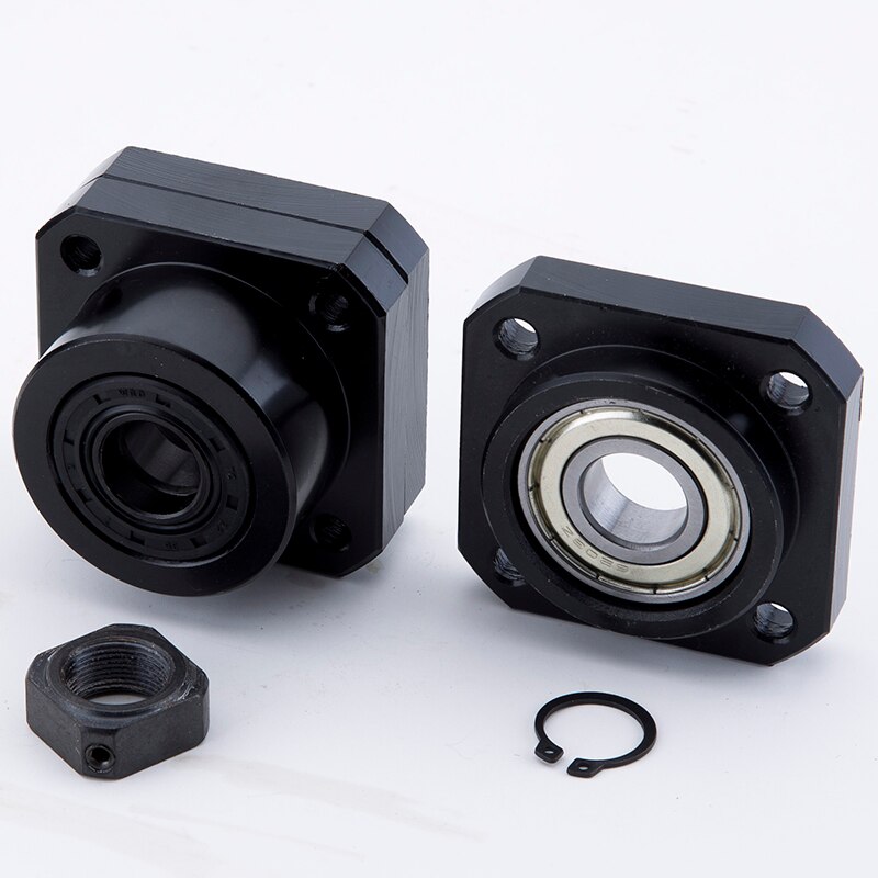 Soporte para husillo de bolas FK12 FF12, 1605, lado fijo FF12, lado flotante para piezas CNC, accesorios para máquinas y herramientas,