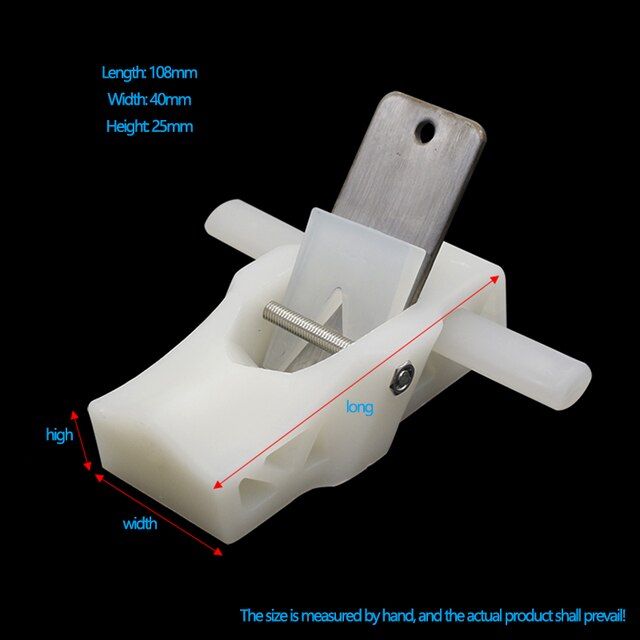 Mini pialla per la lavorazione del legno 108mm piallatura a mano piallatura in legno con manico strumento per la lavorazione del legno fai-da-te: White