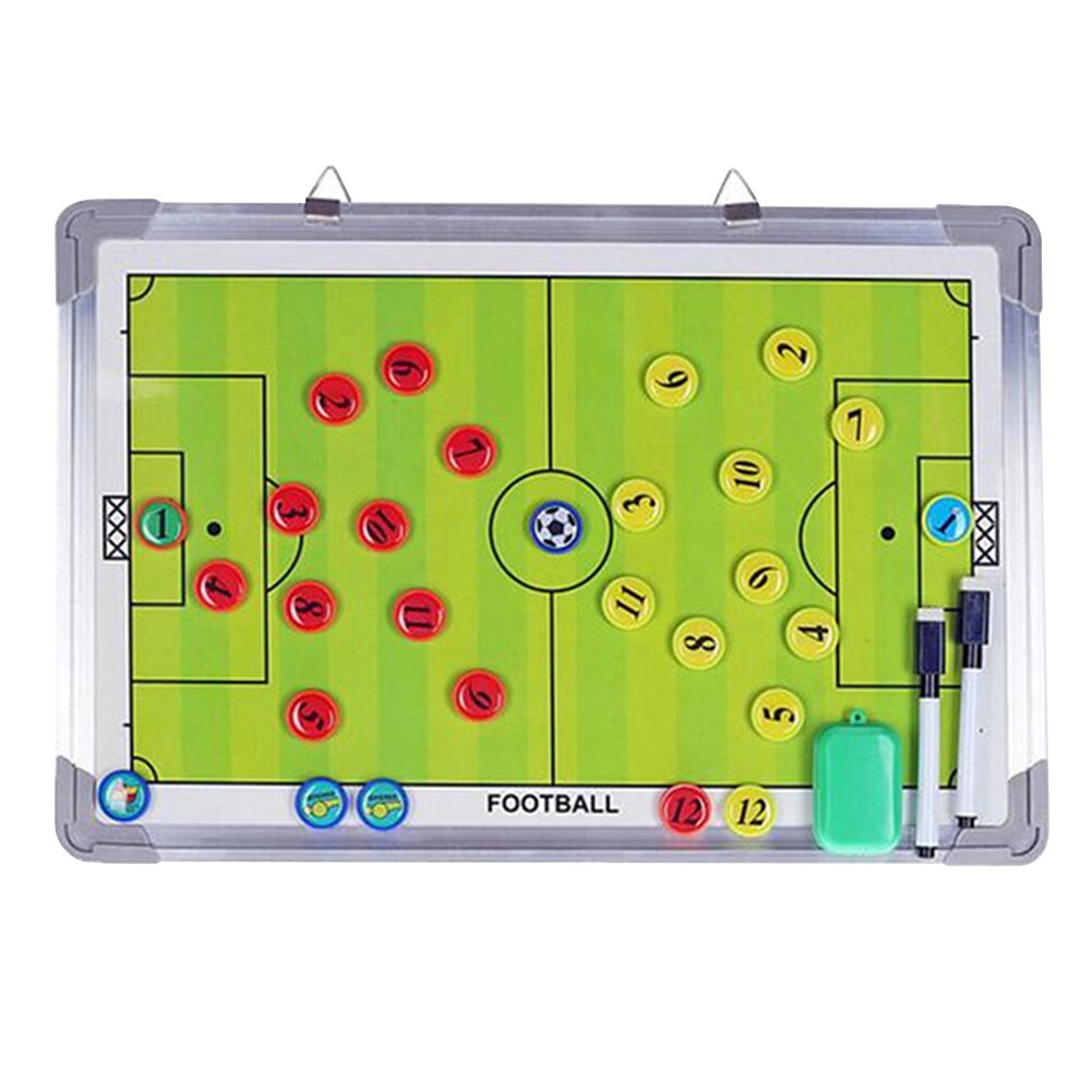 Training Strategie Boord Set Magnetische Voetbal Coach Onderwijs Commando Plaat Stofdicht Draagbare Dragen Decor: A
