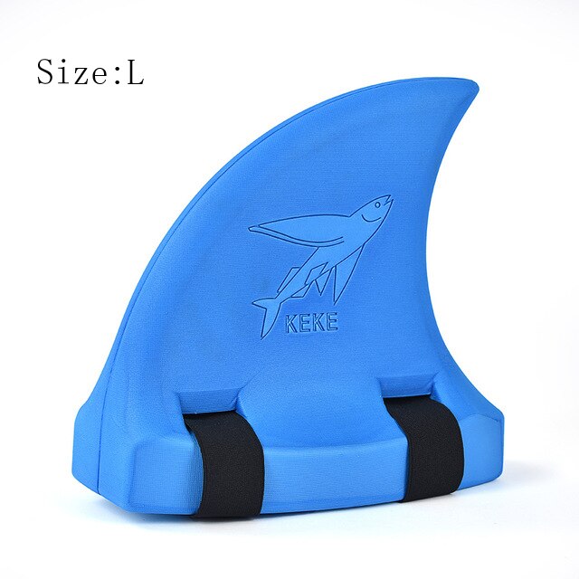 Aletas de natación EVA para niños y adultos, flotantes, flotantes para la piscina, ayuda para nadar, deportes acuáticos: blue  L