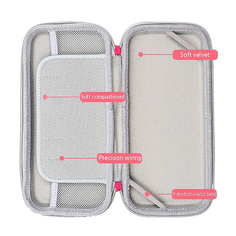 Para nintend caso interruptor portátil bonito gato garra saco de armazenamento protetor para nitendo switch nintendo console