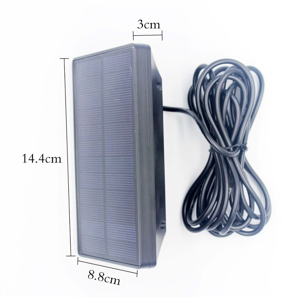 GUUDGO 9V Outdoor Solar Panel with Battery for IP Camera Solar Power Supply Charger for Video Home Security Camera Surveillance