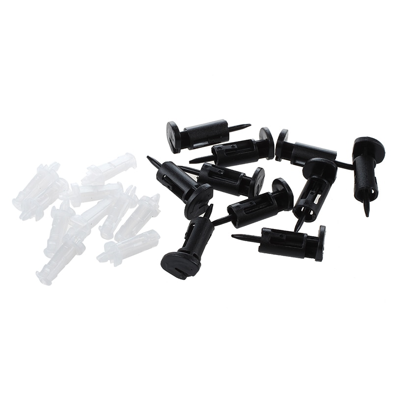 10 Pcs Plastic Mounting Clip for 4 Way CPU Coolers