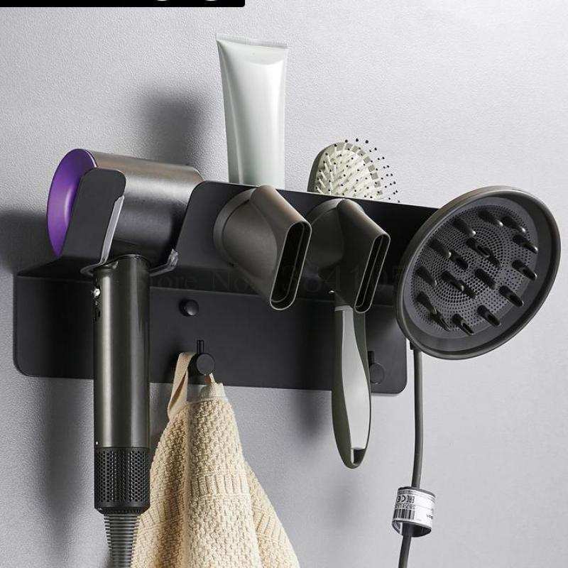 Gratis ponsen dyson föhn beugel gratis ponsen toilet luchtkanaal rek elektrische föhn opbergrek plank