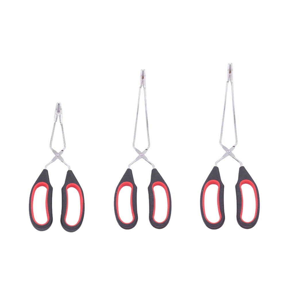 Plastic Silicone Tongs For Food Baking Bread Tongs Barbecue Grill Wire Tongs Kitchen Barbecue Tools High Temperature Resistance