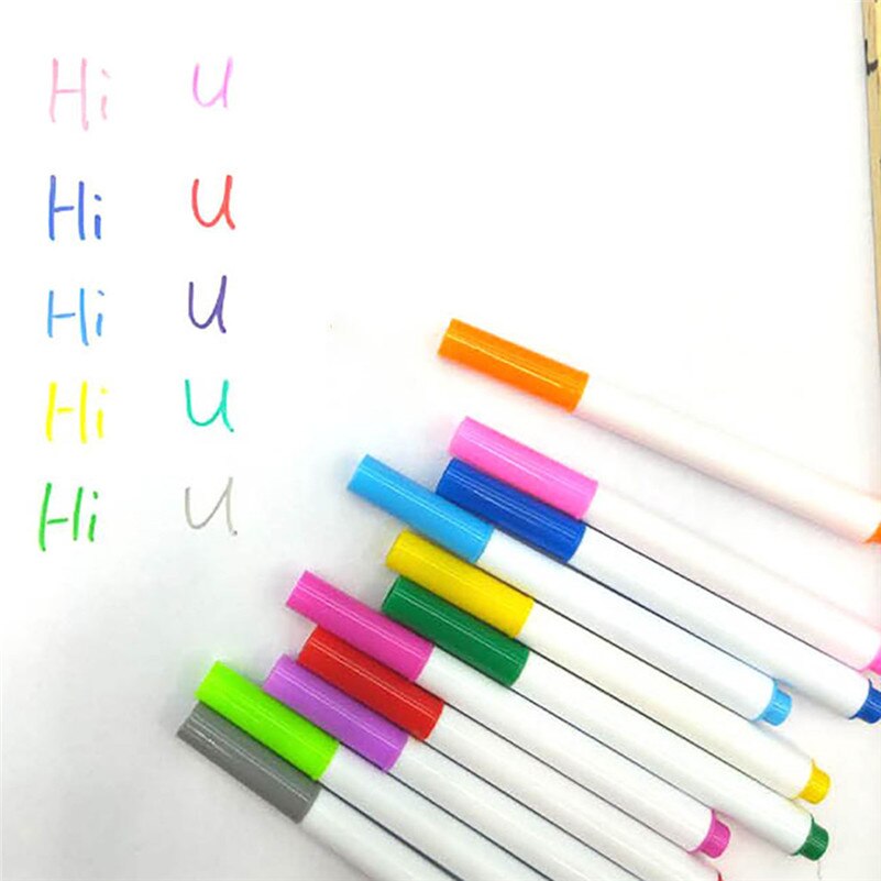 Dust-free Dustless Chalk for Kids Children Studying Stationary Office School Supplies Accessories 12pcs/set