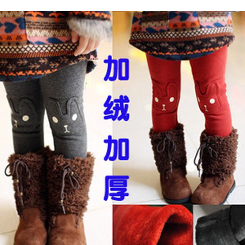 Winter Meisjes Leggings Thicken Leggins Voor Kinderen Fleece Kinderen Broek Warm 2-8 Jaar Casual Broek Kleding