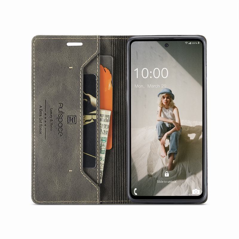 Lederhülle für samsung galaxy  a52 a42 a72 , weiche silikon-luxus-magnet-klapphülle mit bumper für samsung galaxy  a 52