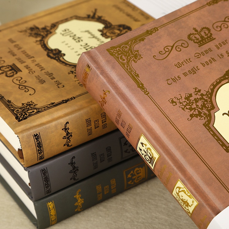 A5 Secret Magic Notebook Vintage Diary European Style Planner Office Stationery Students