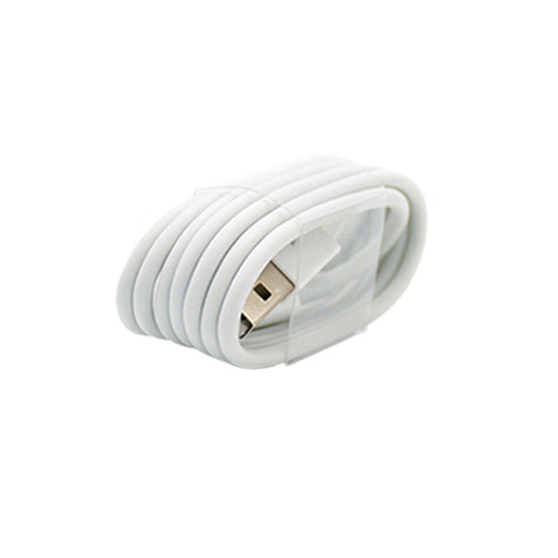 Adaptador de enchufe de 5V 1A para teléfono, Cable USB de carga rápida para iPhone 6S 6 7 8 5 SE X XR XS 11 12 Pro Max iPad mini 2 3 Air: Only 1M Cable