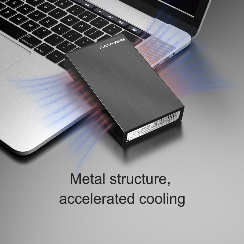 Acasis HDD Enclosure USB3.0 2.5inch 2plate SATA hard drive box 5Gbps external hdd docking station support RAID 2TB
