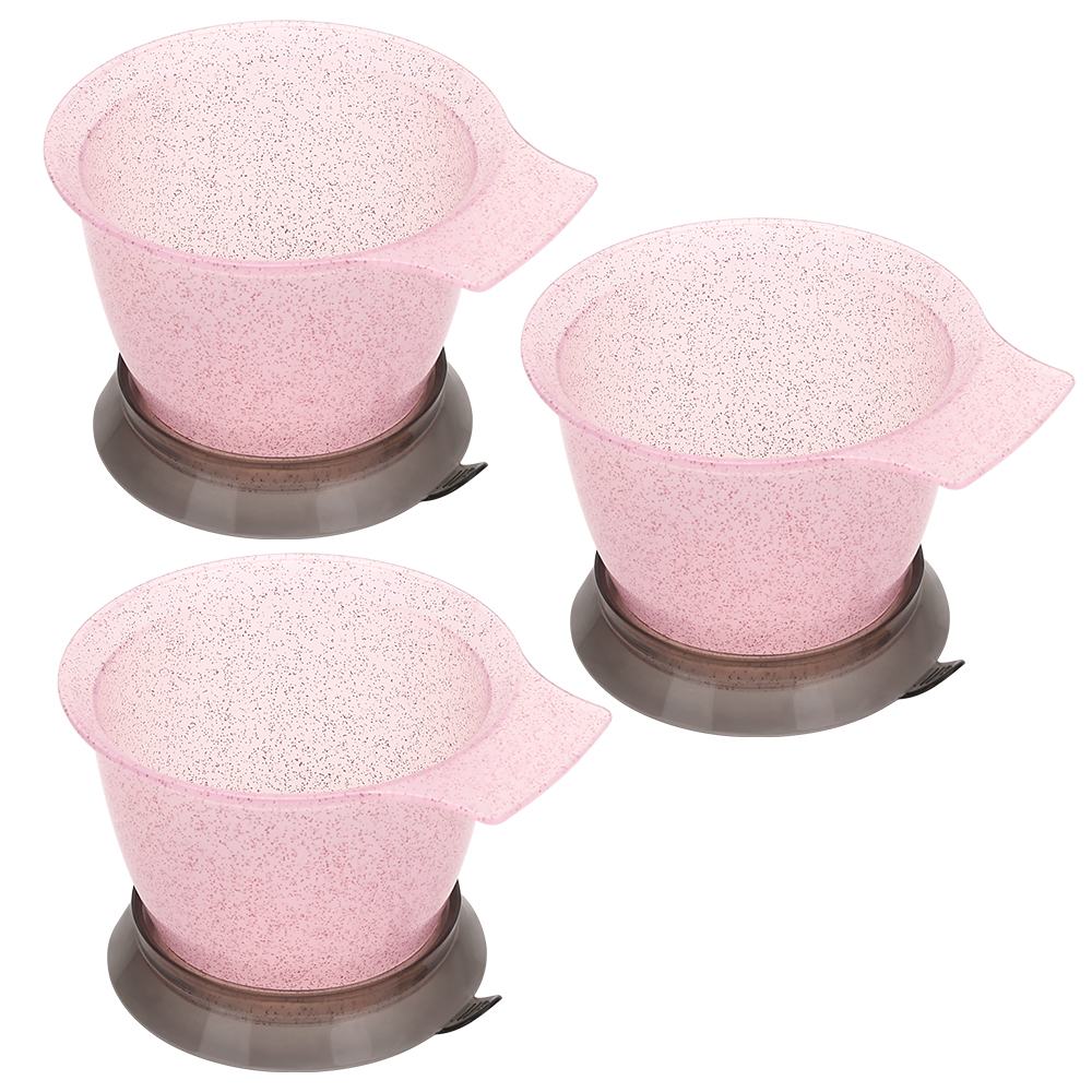 Juego de 3 uds/2 uds de tinte para el cabello , tazón de cepillo de Color, mezclador de tinte para el cabello, tazones para mezclar colorantes, herramientas de estilismo de peluquería: Beige
