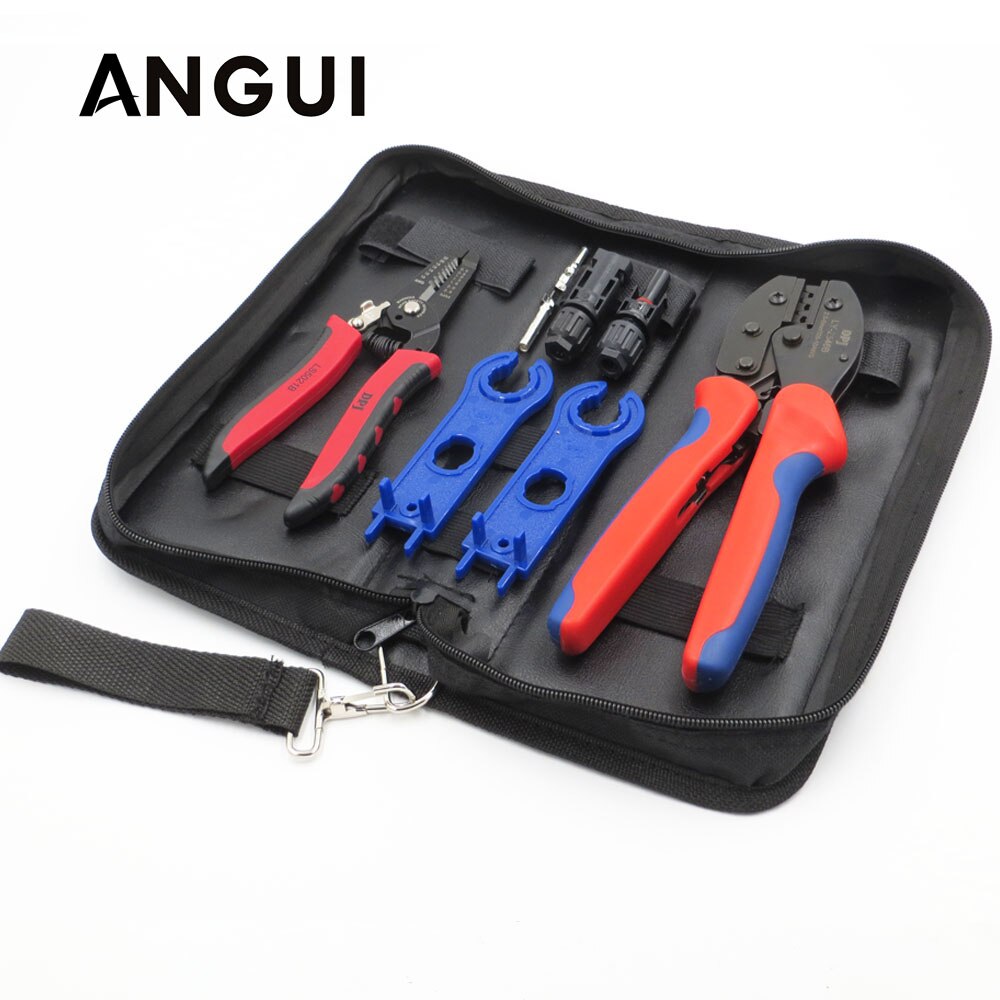 1set X LY2546B PV Crimping tool kits for PV connector 2.5 4 6.0mm2 solar cable Crimp tools DIY power system connect plier