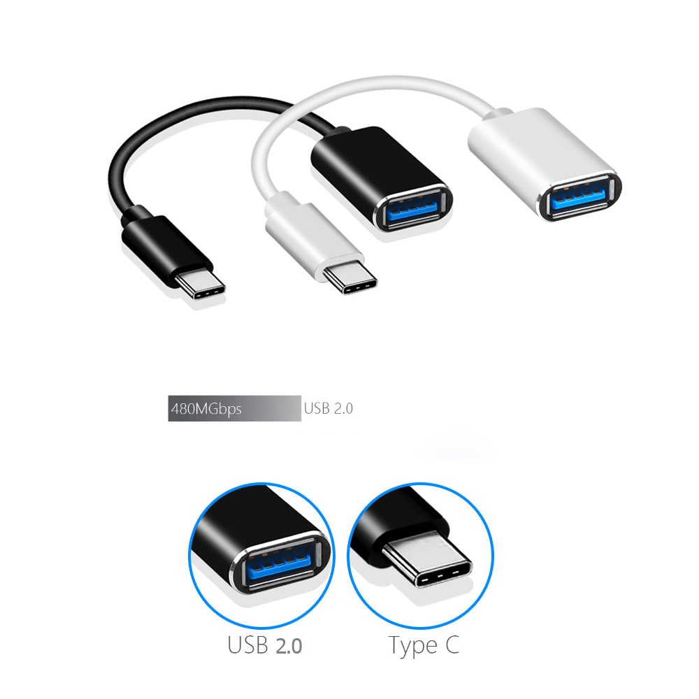 USB Kabel Type-C OTG Adapter Kabel USB 3.1 Type C Male Naar USB 2.0 EEN Vrouwelijke OTG Data cord Adapter