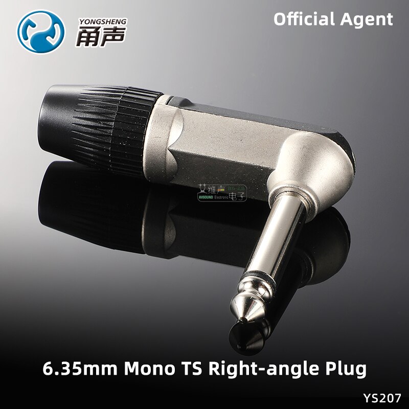 Neutrik yongsheng 10 × 6.35mm ts trs mono-stereo-vergoldeter stecker 1/4 & #39 ;& #39 ; lautsprecher-, gitarren-, mikrofon- und headset-audio-lötanschluss