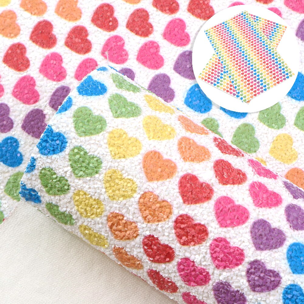 20*34cm plaid ballon læbestift printet chunky glitter imiteret læder stof plader til fremstilling af øreringe sløjfer ,1 yc 10050: 1097649004