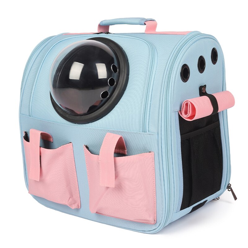 Astronauta okno nosidełko na zwierzaka designerski plecak oddychająca torba podróżna dla kota torba na ramię na zewnątrz dla małych psów koty niosące Supplie: C1