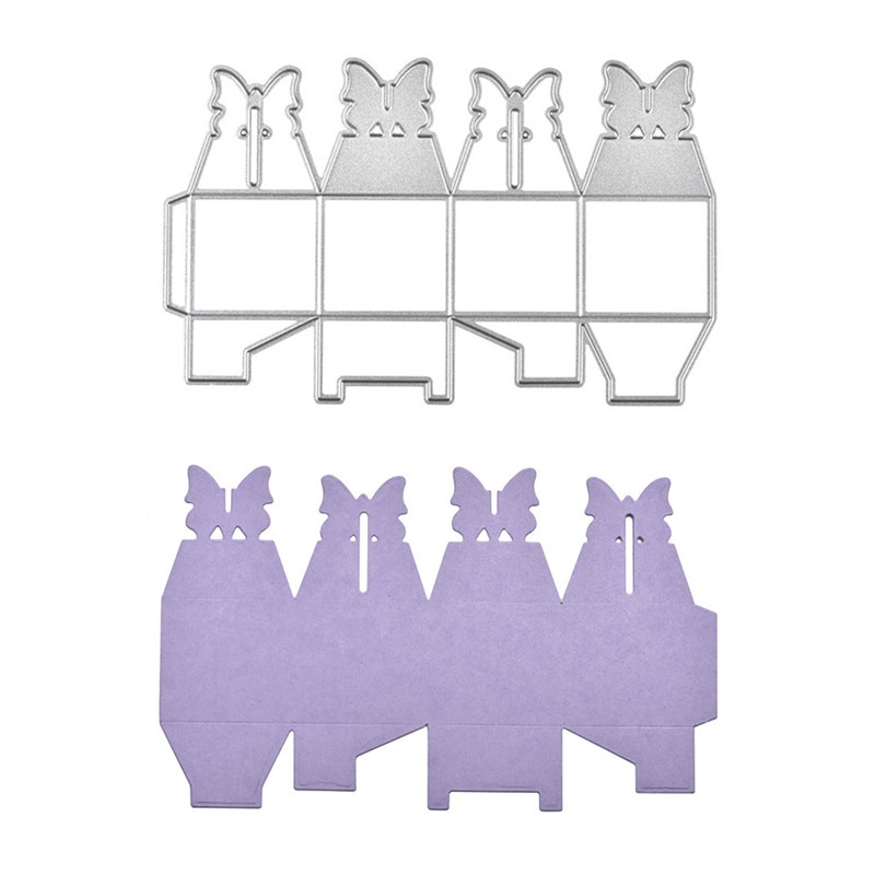 Kokorosa Box Metal Cutting Dies Scrapbooking Dies for Card Making DIY Embossing Cuts Stencil Craft Dies for