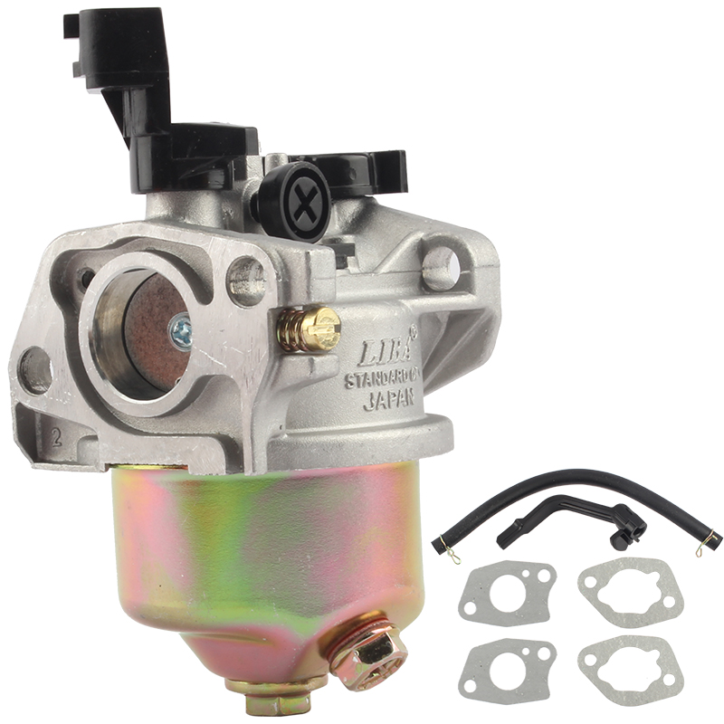 Generador de carburador para cortacésped, gasolina, 2KW - 3KW, con motor GX160 GX200 5.5HP 6.5HP 168F, distancia del orificio de montaje de Metal: 4,2 cm