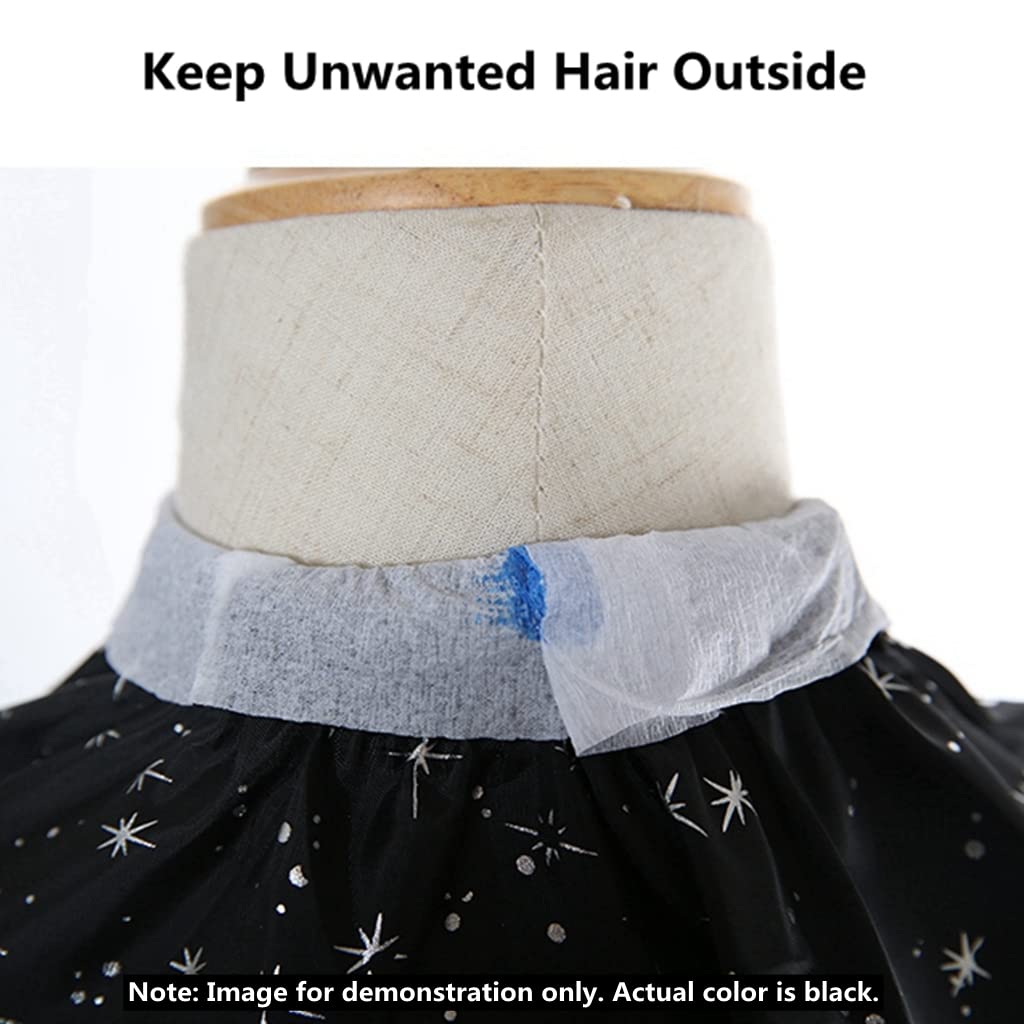 Papel negro para el cuello, cintas desechables para el cuello, herramientas para cubrir cuellos de peluquería, accesorios para barbería