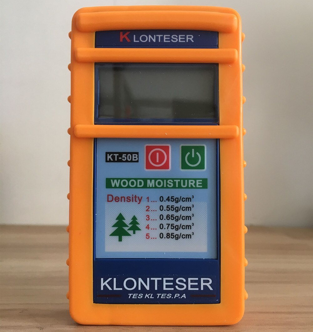Kt -50b digitaalista induktiivista puun kosteusmittaria paperipuun kosteusmittarit mittausalue 2 ~ 90% 0.1 tarkkuus