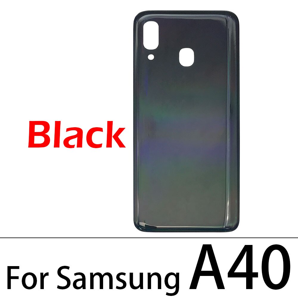 Tylna pokrywa szklana baterii pokrywa tylna obudowa do obudowy tylnej obudowy Huawei Nova 2S z obiektywem aparatu: A40 black