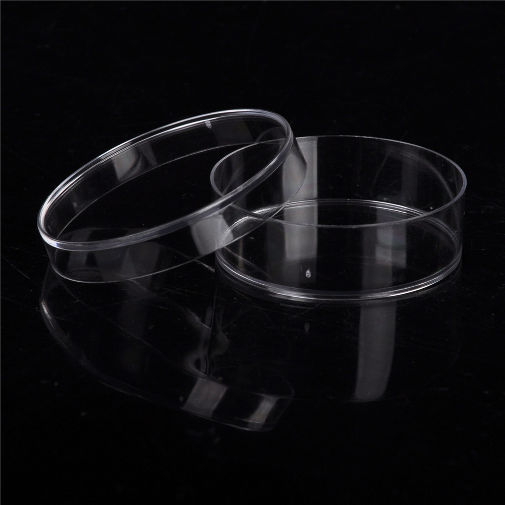 Practical Sterile Petri Dishes with Lids for Lab Plate Bacterial Yeast Chemical Instrument Lab Supply