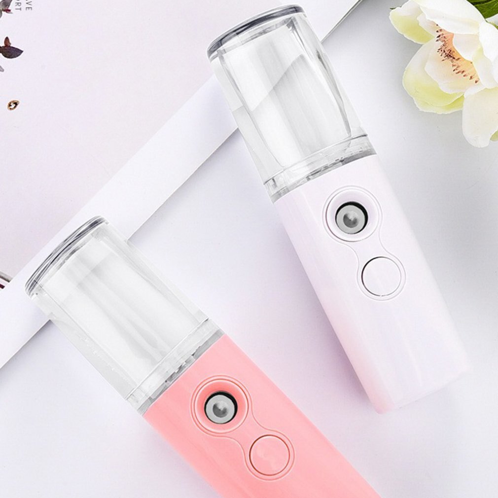 25ml ansiktsspray nano fuktgivande hydratiseringsspray portabel, uppladdningsbar, återfuktande vattenspray i ministorlek