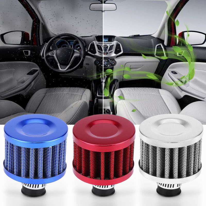 Universele 13 Mm Auto Cold Air Intake Filter Kit Carter Vent Cover Breather Air Intake Filter Voor Auto Auto Externe accessoires