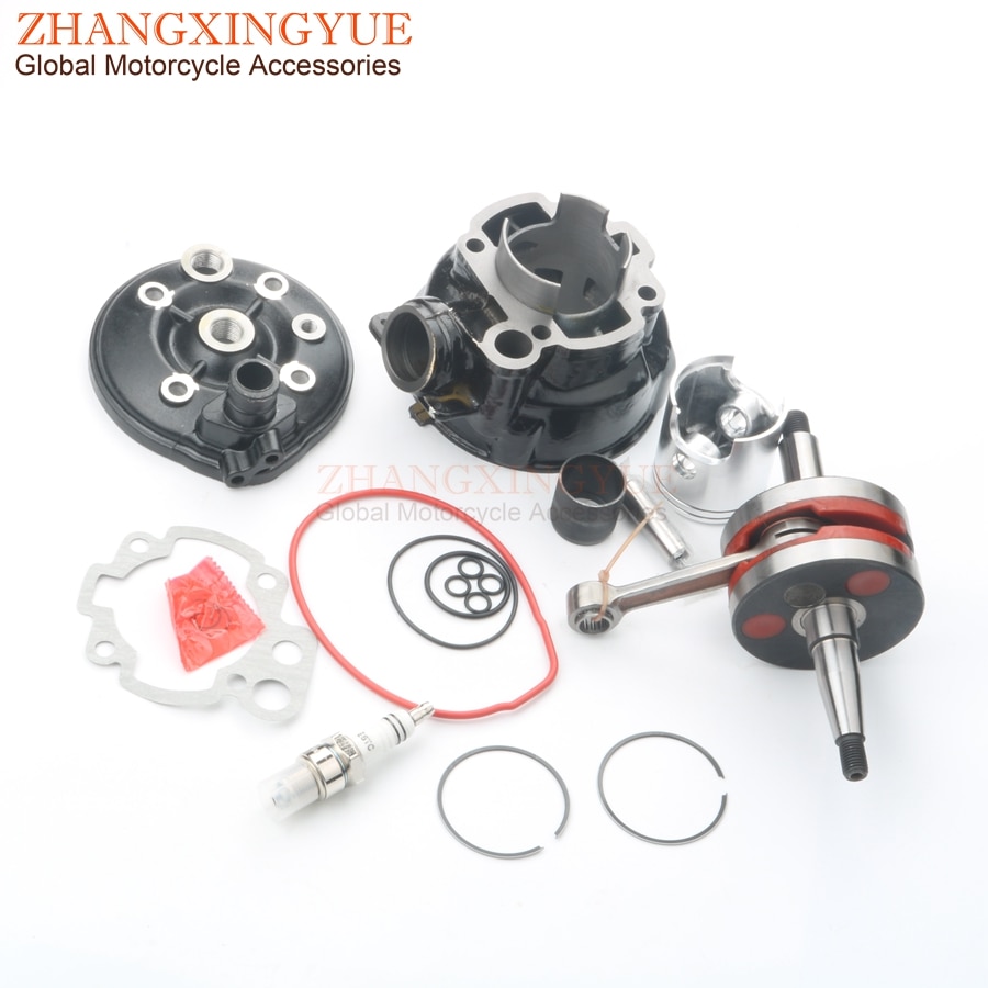 Kit de cilindro de gran cilindro, cigüeñal de para gatillo genérico x-enduro 50 x-enduro SM 50cc AM6 2T, 90cc, 49mm