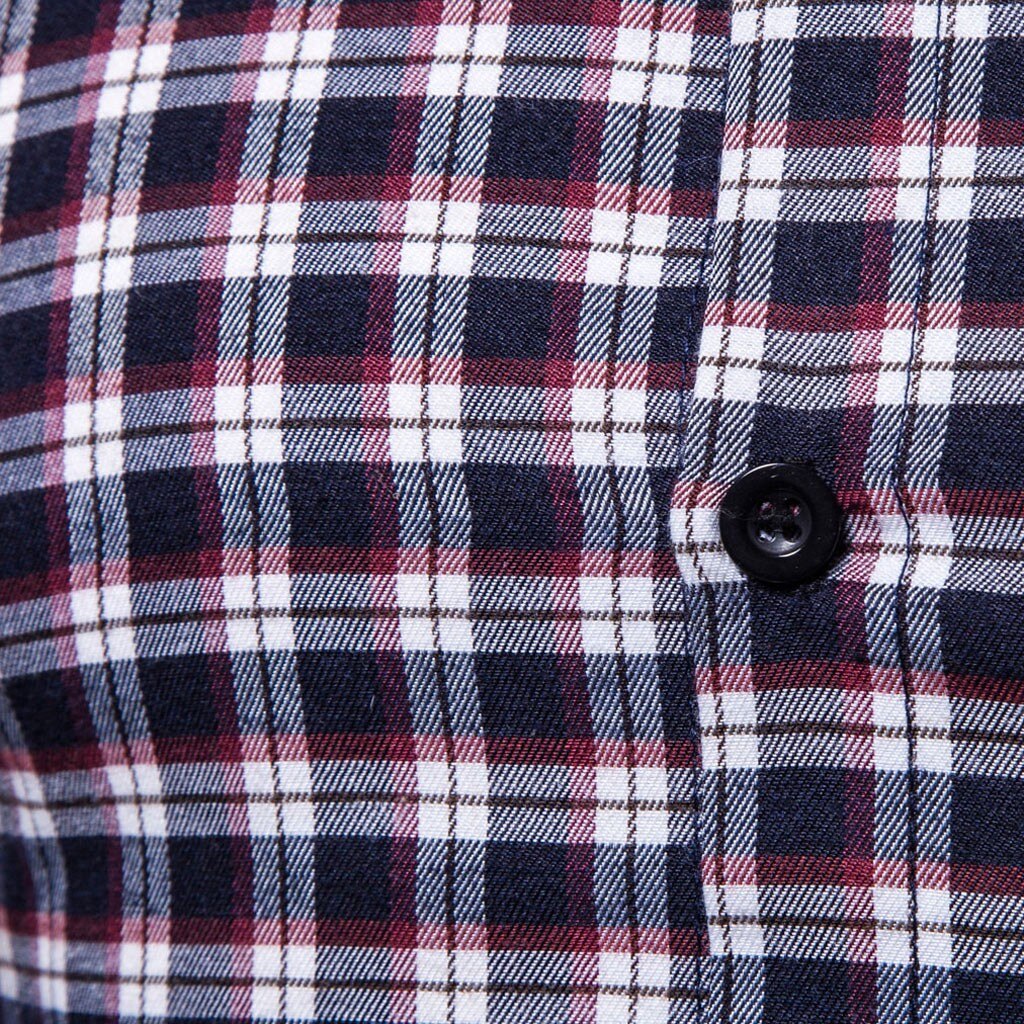 Social dress shirts for men Casual Slim Short Sleeve men clothing Plaid printing shirt men Streetwear camisas para hombre