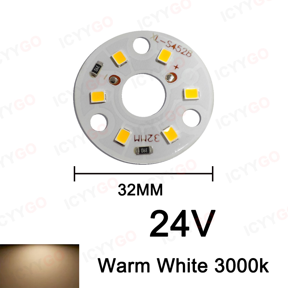 10 Uds DC12V DC24V lámpara cuentas bombilla LED 1W 3W 5W 7W brillo tablero de luz adecuado para bombillas Led Downlight soldadura cable de alimentación: 2-2,4 V / Rojo