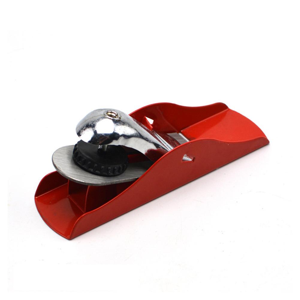 Mini Hand Push Cast Iron Carpenters&#39; Plane Cutter Red Planer Hand Planer DIY Woodworking Tool Bench Plane Hard Wood Hand Tools