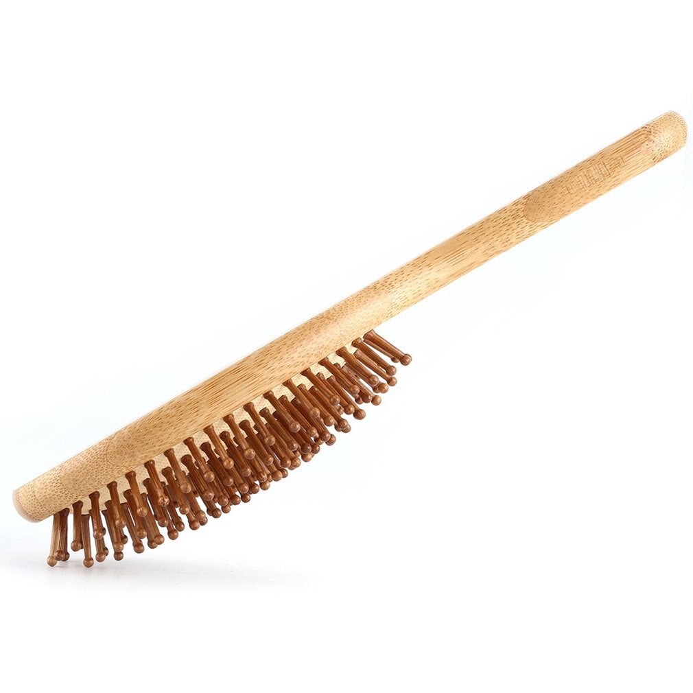 Comb bamboo Airbag massage health care comb carbonized solid wood bamboo cushion anti-static hair combs travel